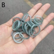 1 Pc Natural AAAAA Emerald Ring, Green Jade Ring, Sapphire Emerald Ring, Equal Size, Perfect For Rings, Collections And Accessories, Suitable For Ladies Valentine's Day Party Girl Holiday Gifts, Gifts For Her.