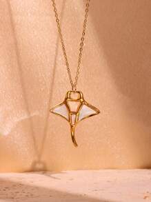 1 Máy Tính Màu Trắng Tự Nhiên Rùa Biển Xà Cừ Devilfish Mặt Dây Chuyền Vòng Cổ Vintage Thanh Lịch Tự Làm Trang Sức Nữ Mùa Hè Biển Đời Trang Sức - nhiều màu - Xem 15