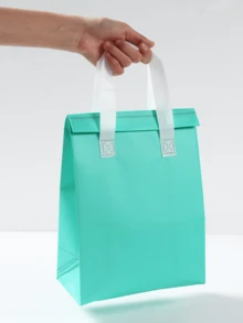5 peças Sacola Térmica Descartável Não Tecida, Sacola de Presente Portátil, Suprimentos de Decoração para Festa de Aniversário, Festa Familiar e Feriados, Suprimentos Multiuso para Embrulho de Presentes - Multicolorido - Visão 4