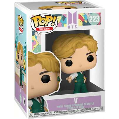 Funko BTS DYNAMITE V POP-FIGUR – Limitierte Edition zum Sammeln von Funko Pop – Funko Pop detailliertes und realistisches Design – Funko Pop ideal als Geschenk – Funko Pop große Vielfalt an Charakteren