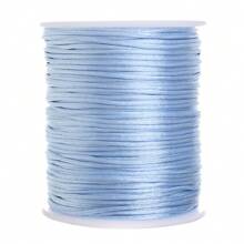 100m/Rolo Cordão Trançado de Nylon de 1,5mm para Nós Chineses, Acabamento, Fabricação de Joias, Pulseiras e Colares