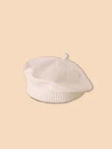 1pc Baby Knitted Beanie Hat, Infant Warm Cap For 6 Months - 2 Years Old, Spring Autumn Winter - A Knitted Beret - View 11