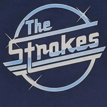 The Strokes | Official Band Raglan T-Shirt | OG Magna - 48-Hour Fast Shipping!  - Navy Blue - View 2