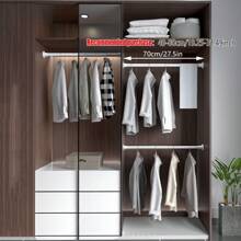 1 pezzo Supporto universale per tenda da doccia, senza necessità di forare, per tende, finestre, caffetterie, armadi, cabine, asciugatura, stoccaggio - Accessori per il bagno di casa, Decorazioni per il bagno di casa, Estate Back to School