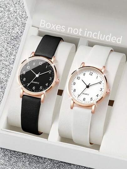 Women Quartz Wristwatches Small Dial Leather Belt