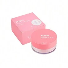 Vizzela Rose Powder Translucent Powder Waterproof Ultrafine Matte Blur Effect Does Not Break Out In Flash - Rosado - Visa 1