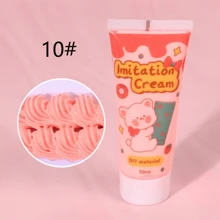 1Pc/12Pcs 15ml/50ml DIY Phone Case Kit Whipped Cream Glue Kit Include 12Pcs Simulation Cream Glue With Nozzle - Multicolor - View 28