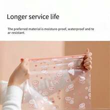 10 pièces Cubes d'emballage étanches en matériau PE, sacs de rangement de vêtements de voyage pour vêtements, sous-vêtements, chaussettes, chaussures etc. Décorations d'Halloween Costumes d'Halloween Décorations d'automne Décorations de festival - Multicolore - Voir 6