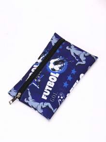 3-Piece Lightweight Teens/Girls School Backpack Set - Cute Printed Pattern, Suitable For School, Daily Use, And Leisure Travel - Blue - View 5