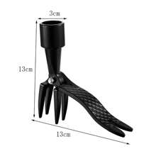 1 Piece/Grandpa's Weeder - Original Long-Handled Vertical Weeding Tool - Designed With Real Bamboo And 4-Prong Steel Head - Easily Removes Weeds With Sparse Bending, Pulling Or Kneeling,Garden Tools, Gardening Tools For Garden - Black - View 5