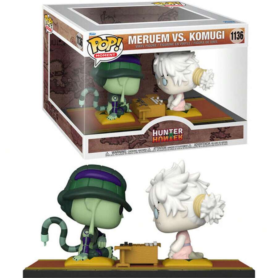 FIGURA POP HUNTER X HUNTER KOMUGI VS MERUEM - Funko Pop Coleccionable de Edición Limitada - Funko Pop Diseño detallado y Realista - Funko Pop Ideal para Regalo - Funko Pop Gran Variedad de Personajes - Multicolor - Ver 1
