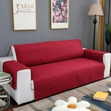 Protector Cubre Sala Sofá Fundas Para Sillones Talla Múltiple decoracion hoga, asientos individuales,dobles y triples, tejido cepillado por ultrasonidos lavable - Burdeos - Ver 7