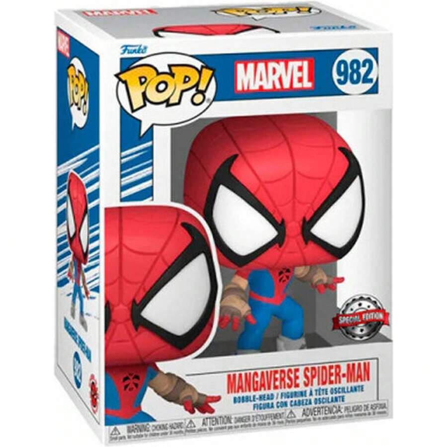 MARVEL MANGAVERSE SPIDER-MAN EXCLUSIVE POP FIGURE - Limited Edition Collectible Funko Pop - Funko Pop Detailed And Realistic Design - Funko Pop Ideal For Gift - Funko Pop Great Variety Of Characters - Multicolor - View 1
