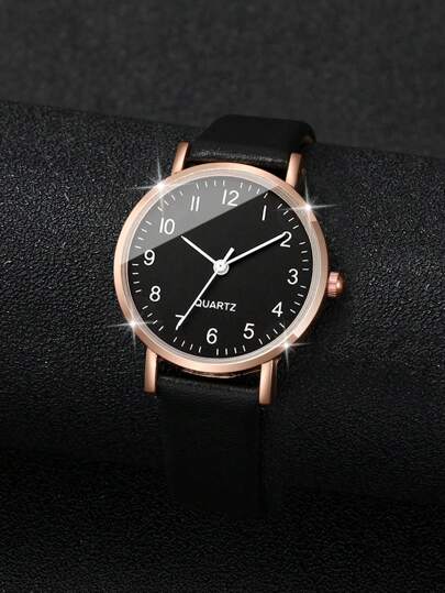 Women Quartz Wristwatches Small Dial Leather Belt view 5