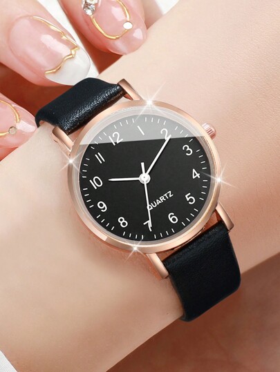 Women Quartz Wristwatches Small Dial Leather Belt view 2