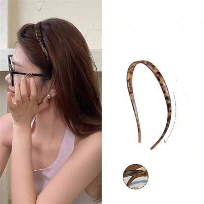 2024 New Non-Clip Acetate Headband High-End Feel Headpiece For Women, Summer Fashion Hairband Non-Slip Accessories,Hairband,Hair Hoop Headbands Head Accessories
