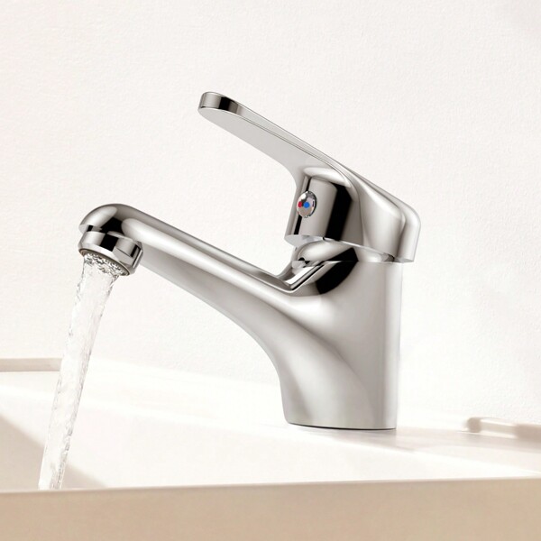 Miscelatore da bagno per lavabo rubinetto da bagno in ottone rubinetto da bagno rubinetto da bagno con bocca corta 60 mm, per bagno