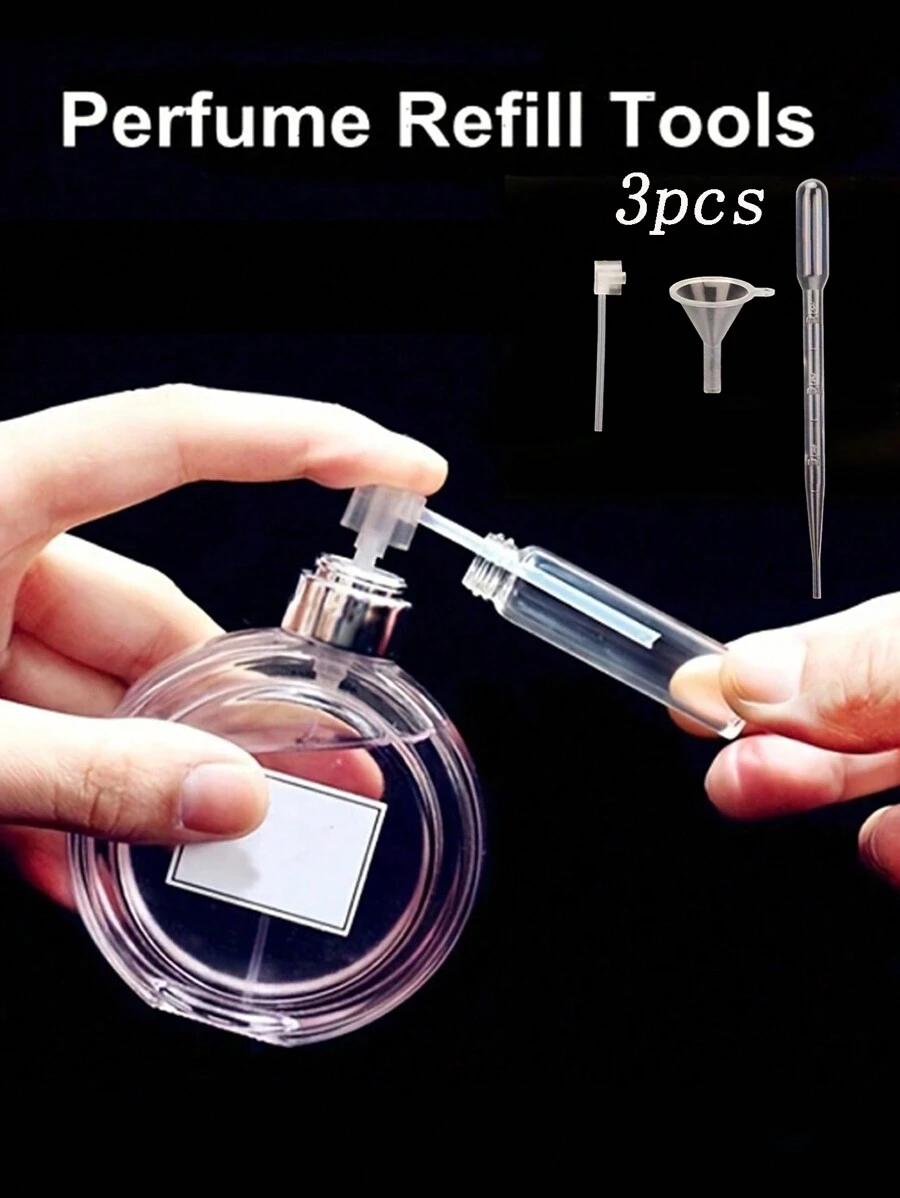 3 Sets Of Perfume Dispenser Perfume Bottle Sample Special Portable Dispenser Pump Head Dispenser Easy To Use - Multicolor - View 1