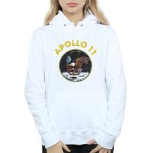 NASA Womens/Ladies Classic Apollo 11 Hoodie (White) - White - View 1