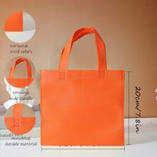 10pcs Candy Gift Bag Colorful Non-Woven Fabric Tote Bag, Custom Printed Logo, Wholesale In Stock - Multicolor - View 11