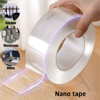 2m纳米双面胶带 高粘度 无残留钩胶 丙烯酸双面胶带