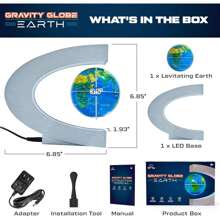 Gravity Globe Earth - 彩色 - 查看 2