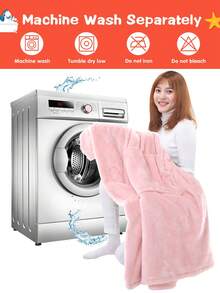Shark Hoodie Blanket For Adult, Shark Wearable Blanket Hoodie Gifts For Women Men, Funny Blanket With Sleeves Is Funny Gift, Hooded Blanket Shark Gifts - 粉色 - 查看 7