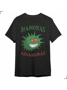 Utopia Film Integrantes Mamonas T-Shirt Unissex Bento Banda Logo - 黑色 - 查看 3