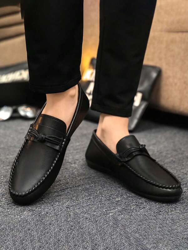 2024 Men's New Casual, Fashionable And Comfortable Daily Business Leather Loafers (Note: These Loafers Run Small, We Recommend Purchasing One Size Up)