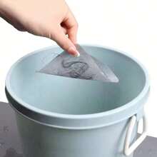 10pcs Bathroom Hair Filter Net Kitchen Sink Strainer Silicone Drain Pipe Anti-Clogging Prevent Cockroach Floor Drain Stickers - Transparent - View 5