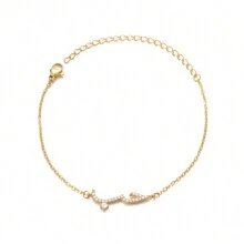 立方氧化锆珠宝阿拉伯爱情手链女士伊斯兰水晶友谊手链女士手链 BFF 礼物 - 手鍊 - 查看 9