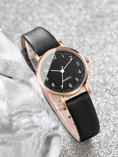 Women Quartz Wristwatches Small Dial Leather Belt view 9