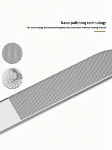 Nail File Glass Nail Buffer Crystal Nano Nail File And Cuticle Trimmer Double Sided Manicure Pedicure Tools Nail Kit For Women Men Acrylic Natural Nail