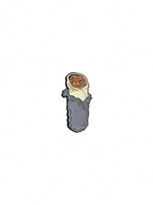 1pc Creative Funny Mexican Burrito Brooch, Versatile Metal Badge Accessory For Men & Women's Casual Wear - Multicolor - View 8