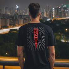 Men's T-Shirt - Rammstein - Zeit Promo Photo - Camisa Rock - Black - View 2