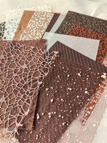 16pcs/Pack Mixed Material Decorative Background Scrapbooking Papers Back To School - Multicolor - View 4