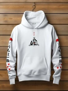 Kangaroo Print Sweatshirt Sasuke Uchiha Kakashi Cloud  Ball