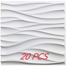 NKEN Panouri de perete 3D artistice cu model liniar. 29,4 x 29,4 cm, alb mat/negru. Material, inodor, ușor, ușor de instalat, rezistent la foc, impermeabil și la umezeală, potrivit pentru decorarea pereților în case, camere, băi, dormitoare și camere de zi. Ziua Mamei.