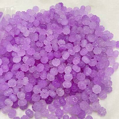 10-20 Natural Jade Pumpkin Loose Beads, Handmade Festive Pumpkin Beads, Handmade DIY Women's Bracelets And Accessories - Loose Beads Allow Maximum Creative Freedom To Create Unique Accessory Keychain Jewelry Accessories That Can Be Used As Unique Women's Gifts, Holiday Gifts.