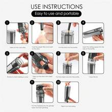 1pc/4pcs Mini Manual Joint Roller Maker Plastic With Cone Holder 4-Layer Tobacco Grinder Cigarette Rolling Horn Tube Smoke Cutter Tools - Multicolor - View 4