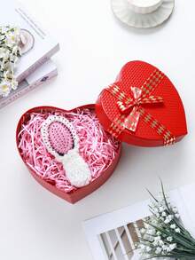 3pcs Gift Packaging Box Red Box Heart Shaped Boxes Heart Flower Boxes Pink Red Bridesmaid Gifts Box With Lids For Presents Bridesmaid Proposal Wedding Birthday Christmas Gift - S+M+L - View 5