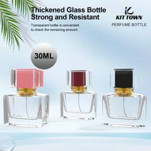 1 件玻璃香水喷雾瓶，便携式空香水瓶适用于精油和香水，迷你尺寸设计适合男女使用 - 分裝瓶 - 查看 5
