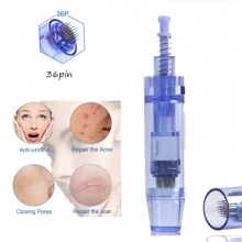 10/50/100/300支 Derma Pen 刺青針頭卡式替換針頭 適用於 MYM A6 A1 N2 微針美療美容儀 皮膚護理 (0.25mm) - 藍色 - 查看 11