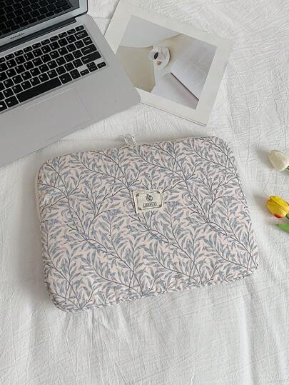 Funda para portátil/Bolsa para tablet de 11/14 pulgadas, Estuche protector de ordenador portátil impermeable con estampado de hojas, Adecuado para portátil/iPad/Laptop de 11/13/14/15.3/15.6 pulgadas, /HP/ASUS, Tablet/iPad Air/4/5/Pro/11/Mini/5/6 de 9-11 pulgadas