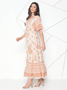 Women Dresses - Beige - View 3