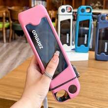 Zannuo 11.83oz Leakproof BPF-Free Square Water Bottle With Built-In Straw -  PC Material, Hand Wash Only, Perfect For Outdoor And Travel - Multicolor - View 5