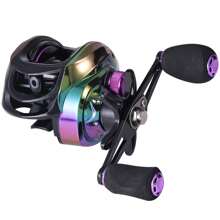 SOUGAYILANG 1pc Holographic  Fishing Reel - Multicolor - View 11