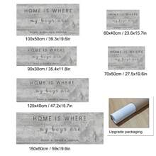 1pc Custom Family Name Poster, Personalized Wall Art Canvas Poster For Home Decor, Home Is Where My Boys Are, Canvas Prints For Living Room Bedroom Kitchen Office Decor, Perfect Gift And Decoration, Frameless Christmas Gift Mother's Day Gift