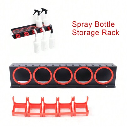 Rastrelliera per bombolette spray Bombolette spray Staffa portabottiglie spray Pratico supporto per officina Bottiglie spray - Efficiente portabottigl