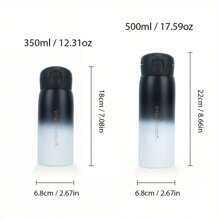 1pc Double-Wall Stainless Steel Insulated Water Bottle, Bounce Lid, Spout Mouth, Student Tumbler, Perfect Back-To-School Gift Back To School